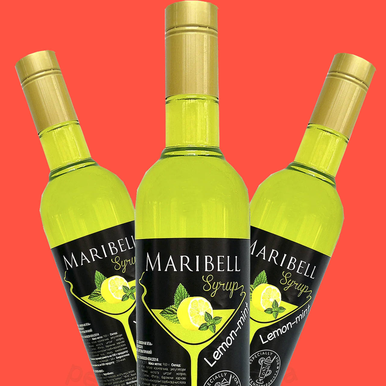 

Сироп Лимон-Мята Maribell 700мл