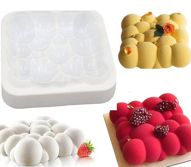 

Силиконовая форма для муссовых тортов Облако