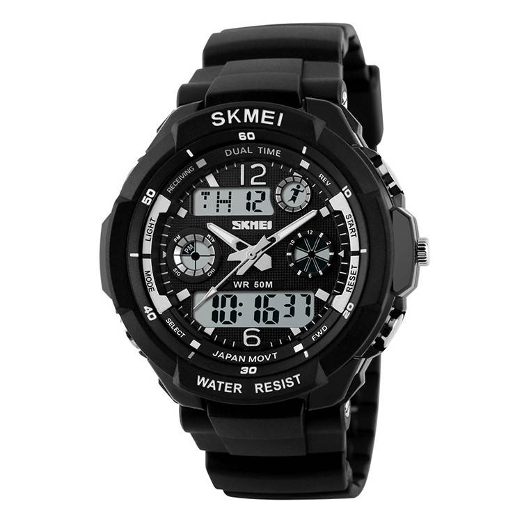 

Детские спортивные часы Skmei 1060 s-shock черные
