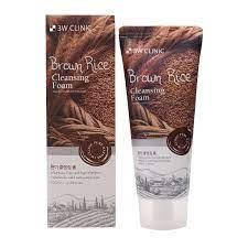 

3W CLINIC Пенка для умывания КОРИЧНЕВЫЙ РИС/НАТУРАЛЬНАЯ Brown Rice Foam Cleansing, 100 мл