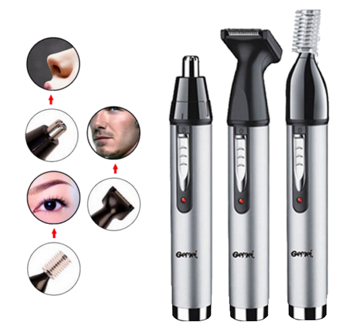 

Триммер Gemei GM 3107 (3131) 3в1 - Электробритва для носа, ушей, висков и шеи (b40)