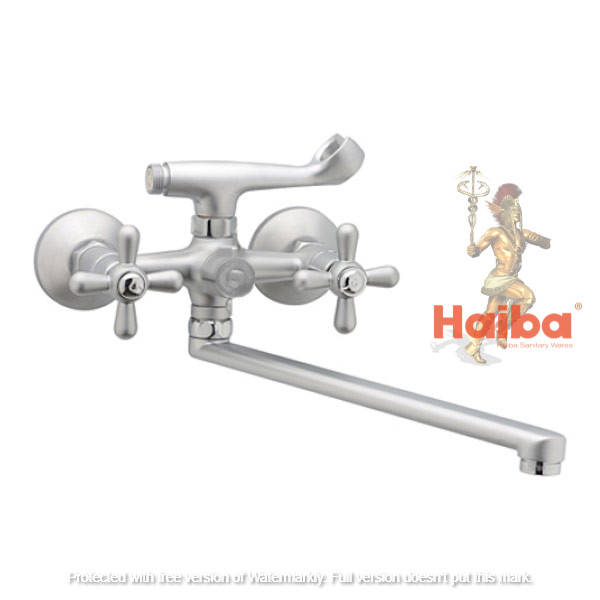 

Смеситель для ванны с душем HAIBA DOMINOX 140 EURO SATIN