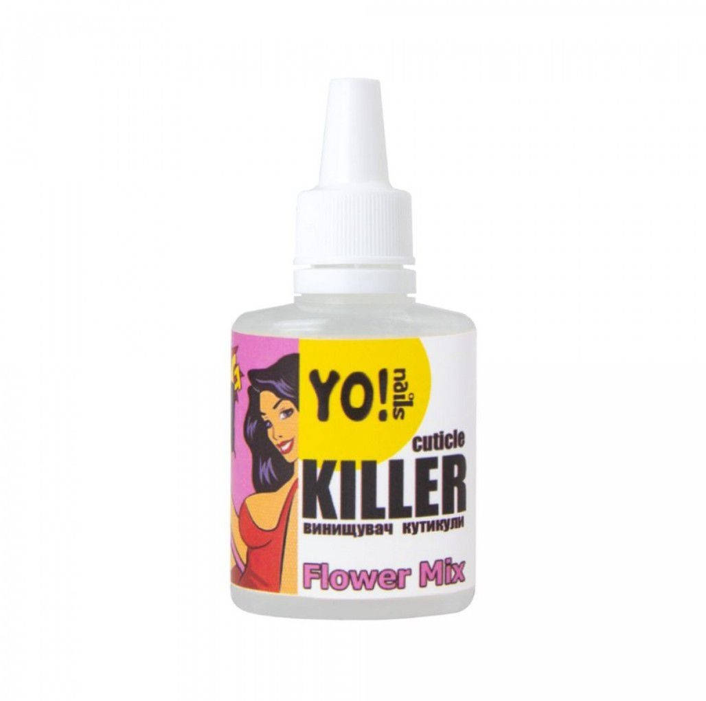 

Ремувер для удаления кутикулы Yo!Nails Сuticle Killer Flower Mix, 30 мл