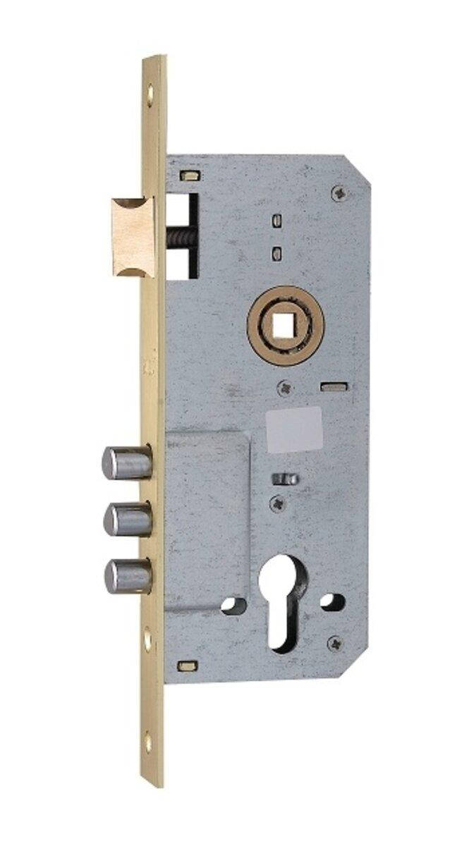 

Замок дверной врезной SIBA 10152/3МR 85/45 античная бронза