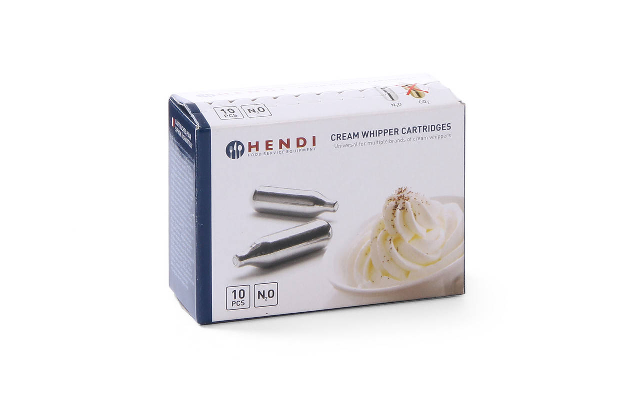 

Баллончики N₂O для сифона для сливок, 10 шт. Hendi