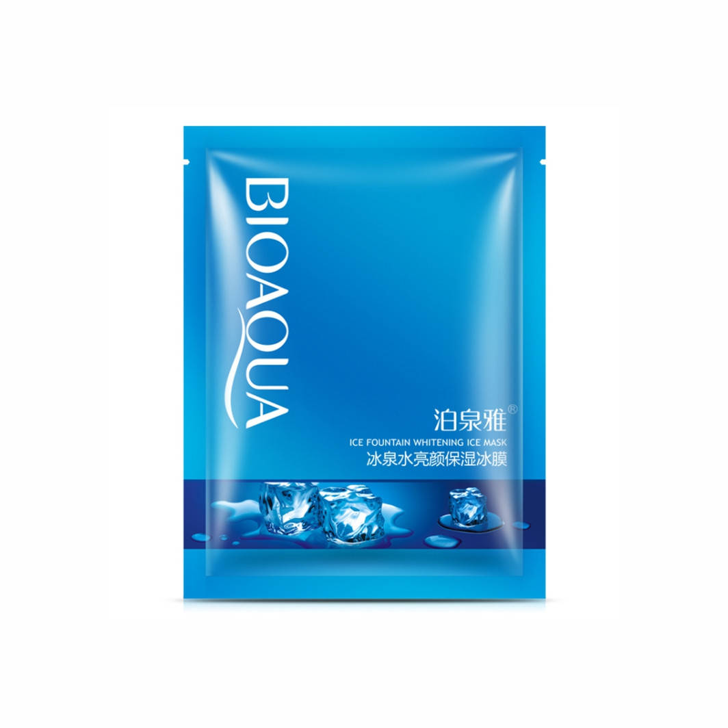 

Отбеливающая маска для лица Bioaqua Ice Fountain Whitening Ice Mask