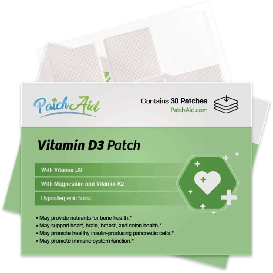 

Patch Aid Vitamin D3 with K2 / Патчи Витамин Д3 с К2 30 шт