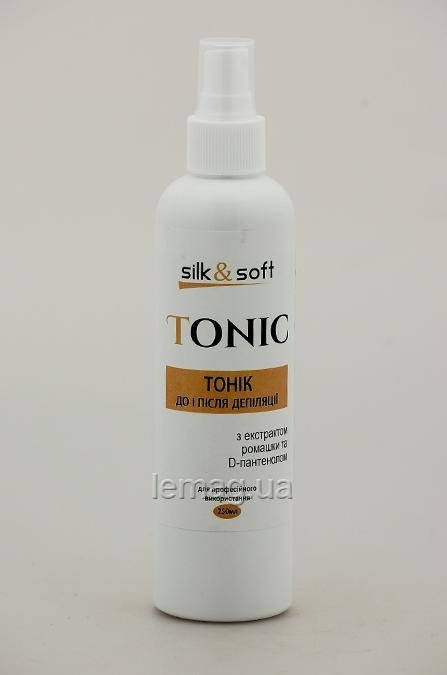 

Silk&Soft Тоник до и после депиляции с экстрактом ромашки и Д-пантенолом, 250 мл