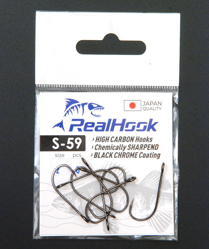 

Крючок одинарный RealHook S-59 #6 (10шт)