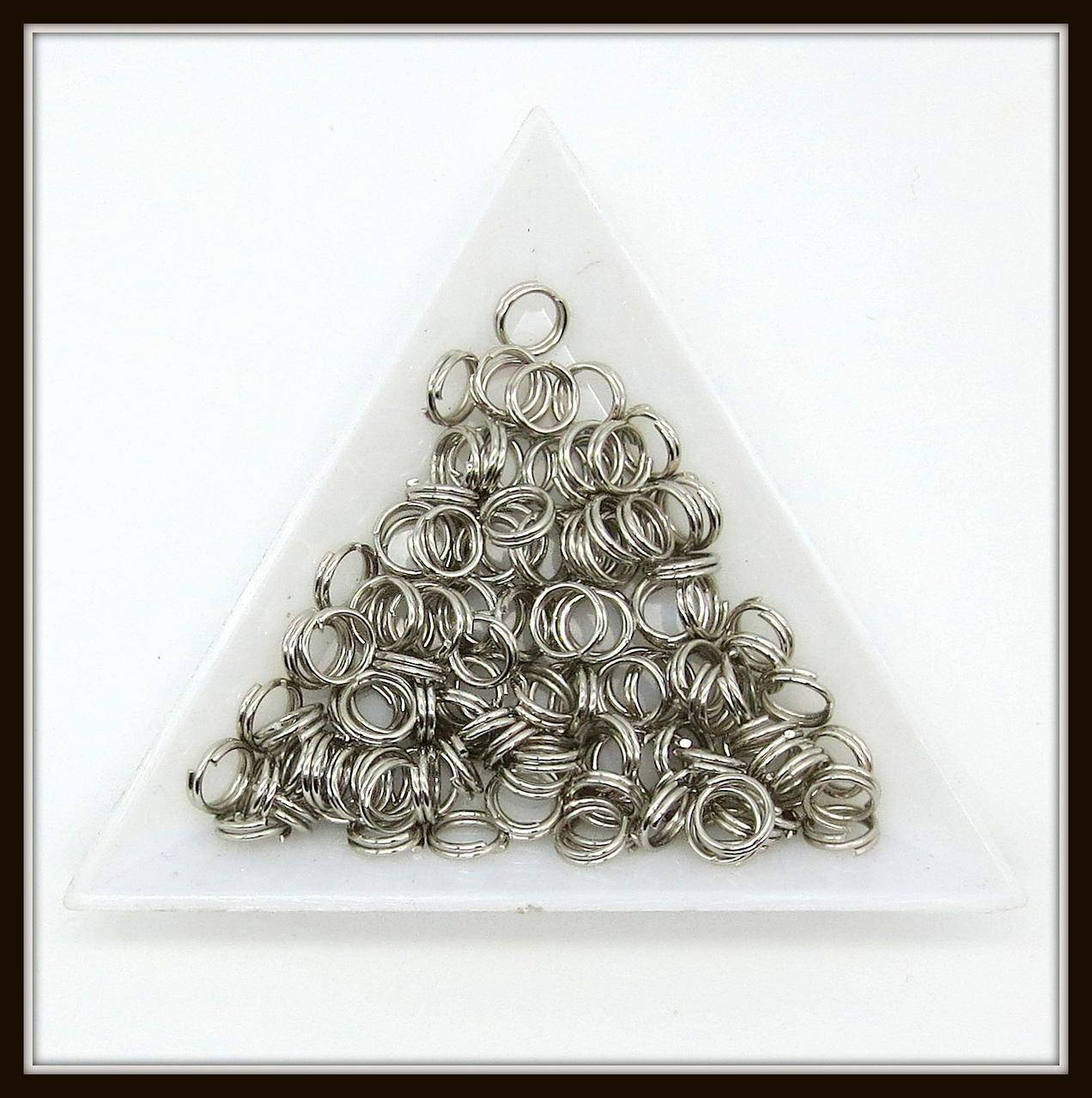 

Соединительные колечки двойные d 6 мм h 0,7 мм сталь (10 грамм)