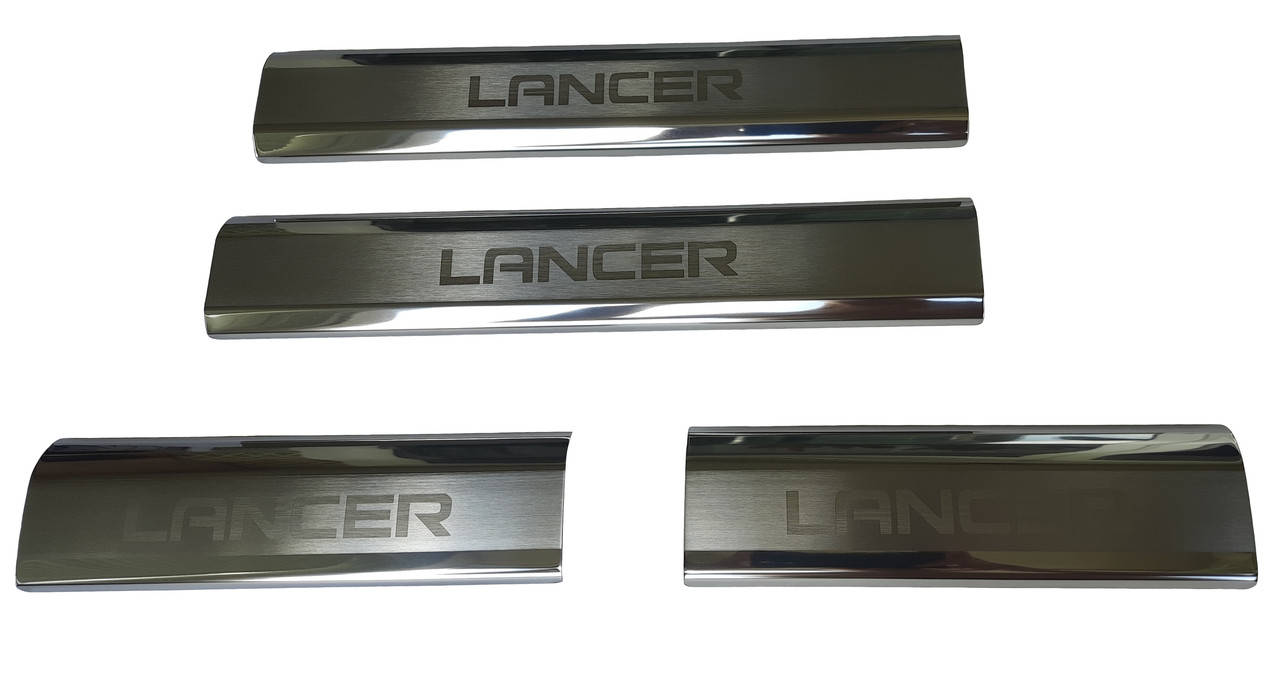 

Накладки на пороги MITSUBISHI LANCER X внутренние (на пластик)