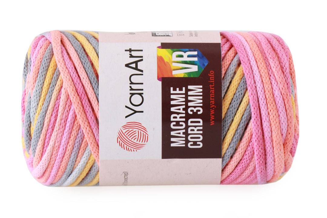 

YarnArt Macrame Cord 3mmYarnArt VR, №913, Секционное крашение