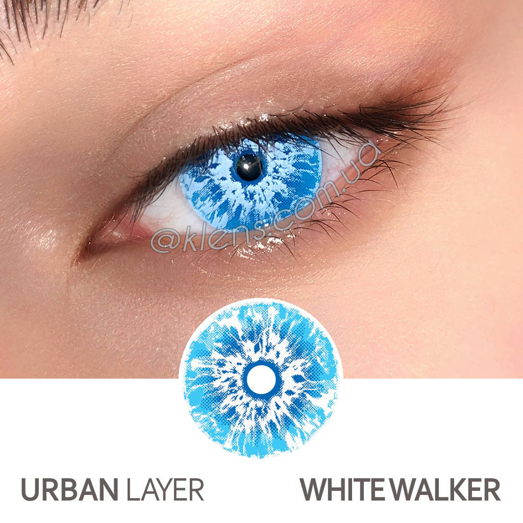 

Контактные цветные линзы Urban Layer White Walker