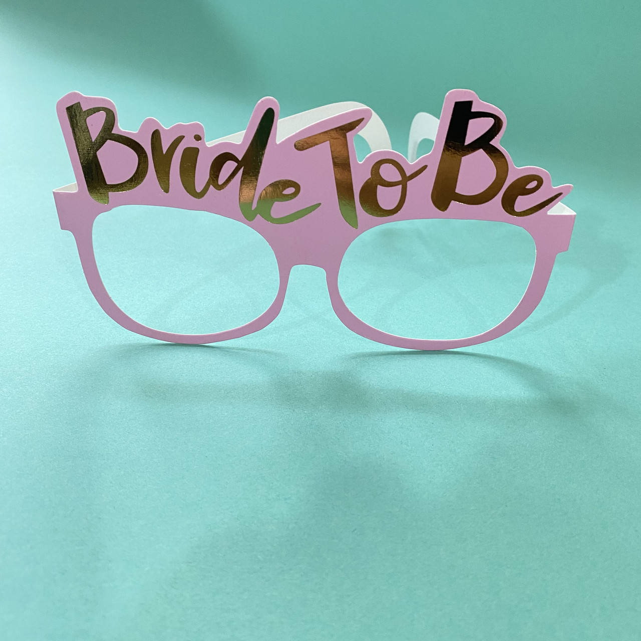 

Очки на девичник Bride To Be ярко розовые, бумажные