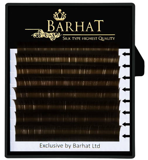 

Ресницы для наращивания Barhat микс Dark Brown 8 линий