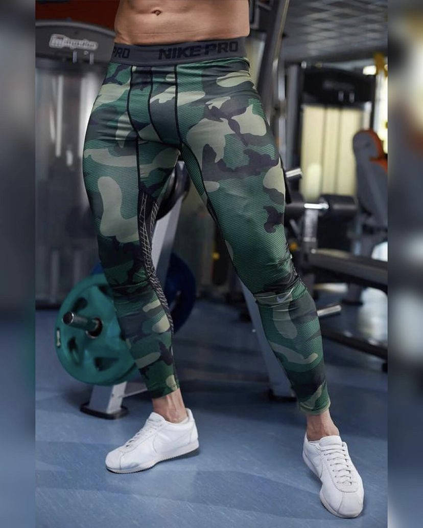 

Мужские компрессионные штаны Nike Pro compression. Термо. Леггинсы XL, Черный