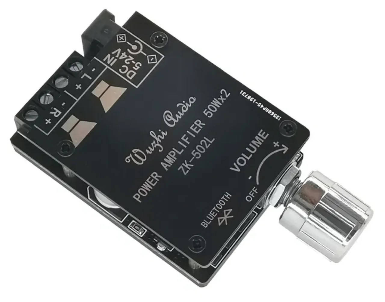 

Усилитель TPA3116 2.0, 5-27В, 2x50Вт, Bluetooth 5.0, ZK-502L