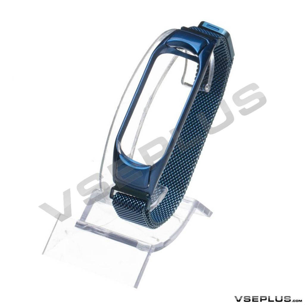 

Ремешок Xiaomi Mi Band 3 / Mi Band 4, Milanese loop, синий
