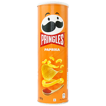 

Чіпси Прінглс паприка Pringles paprika 165g 19шт/ящ (Код : 00-00005661)