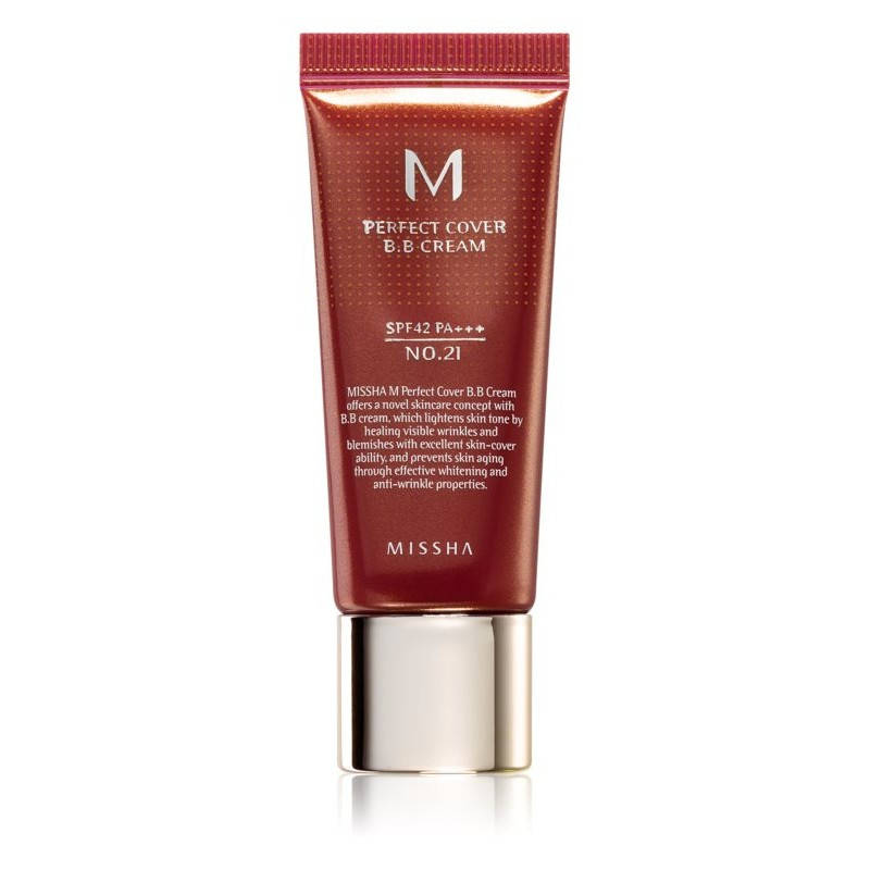 

ВВ крем MISSHA M PERFECT COVER BB CREAM SPF42/PA+++ (№21 Light Beige) 20ML