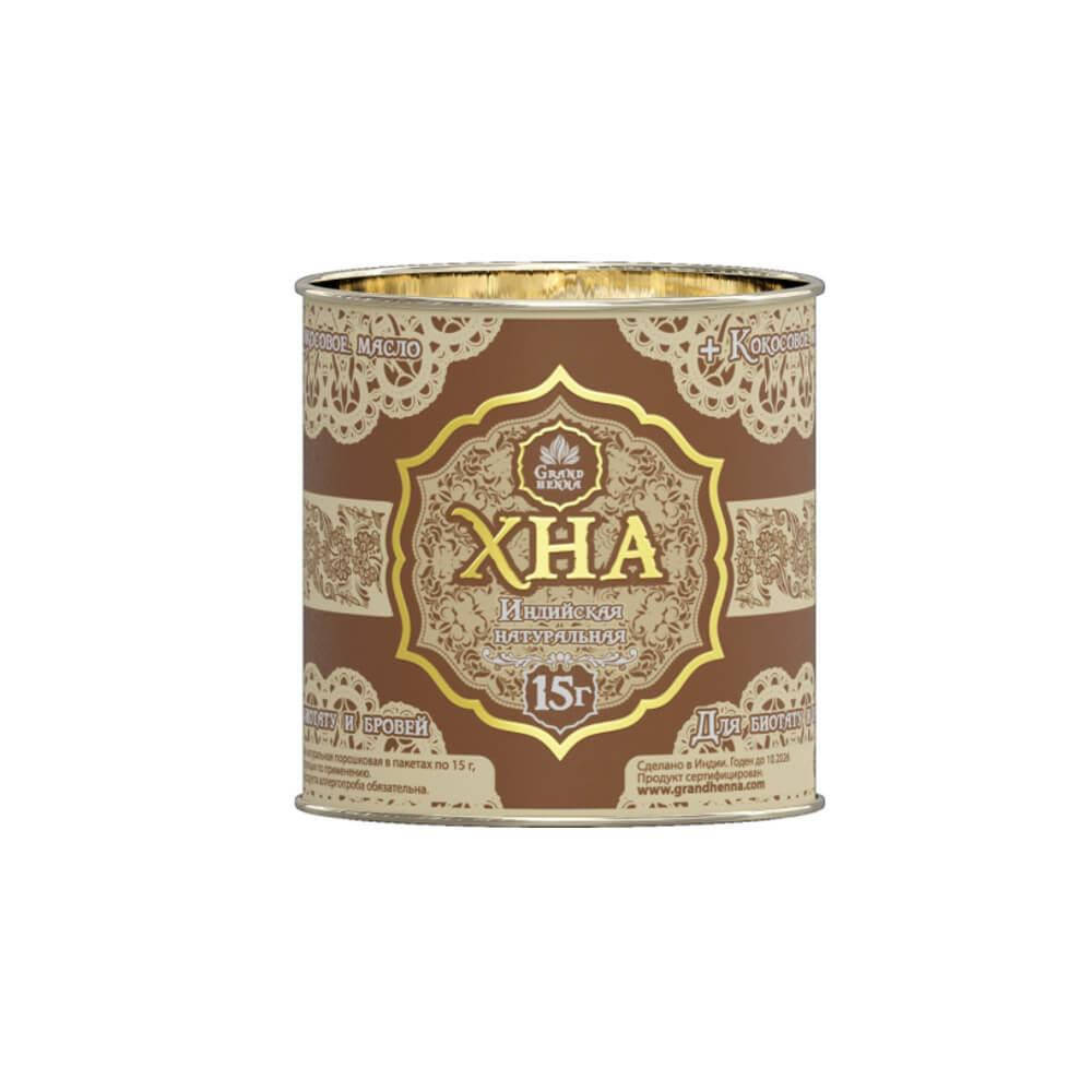 

Хна для биотату и бровей, шоколадно-коричневая 15 гр. Grand Henna