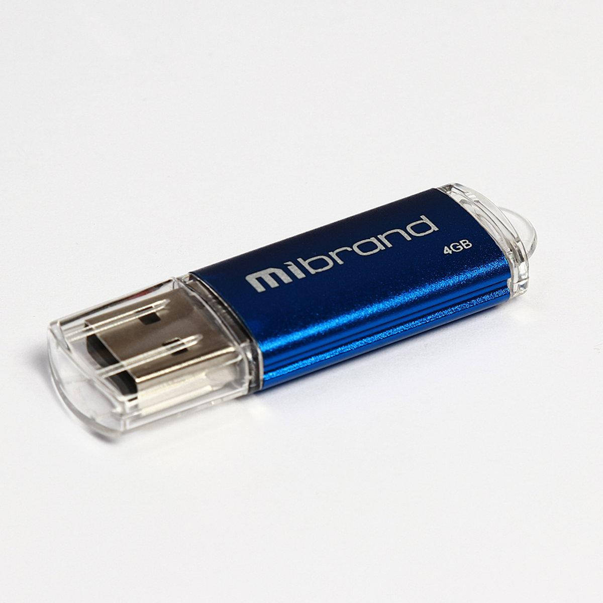 

Flash Mibrand USB 2.0 Cougar 4Gb Blue, Синий