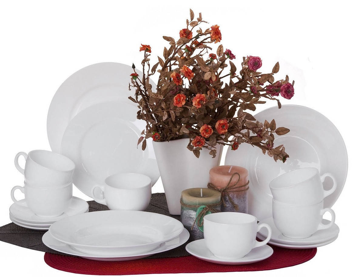 

Everyday Сервиз столовый - 30 пр. Luminarc G5520, Белый