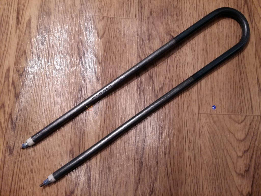 

Тэн воздушный сухой 2,5 кВт / L боковая = 65см / дугообразный (U-образный) Украина