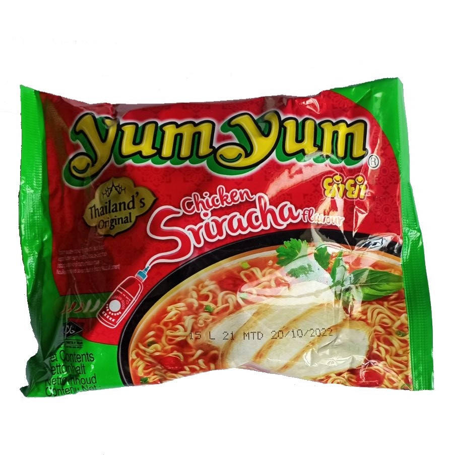 

Лапша быстрого приготовления Yumyum с курицей шрирача 60 г