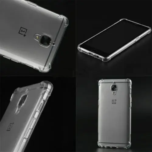 

Прозрачный противоударный чехол airbag для OnePlus 3T