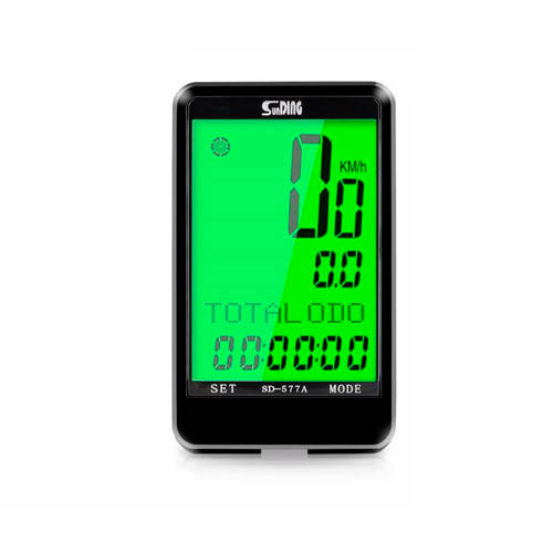 

Велокомпьютер одометр спидометр 27 функций SD-577А с выносной кнопкой