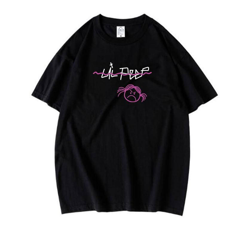 

Черная футболка Lil Peep Angry Girl футболки Лил Пип унисекс мужская женская