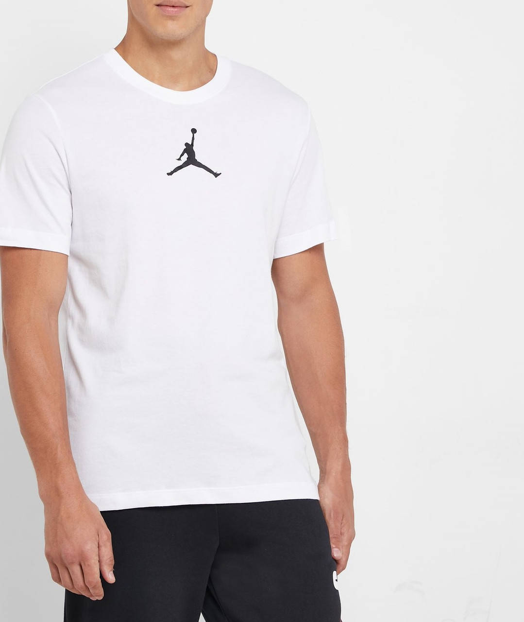 

Белая футболка Jordan Minimalist Logo футболки Джордан унисекс (мужская, женская, детская)
