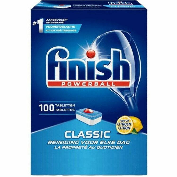 

Таблетки Финиш для посудомоечных машин Finish Classic Lemon Powerball 100 шт