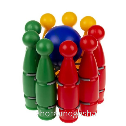 

Игровой набор для боулинга "Паутинка 9" 1630, кегли - 9 шт, набор для боулинга, детский боулинг, детские кегли