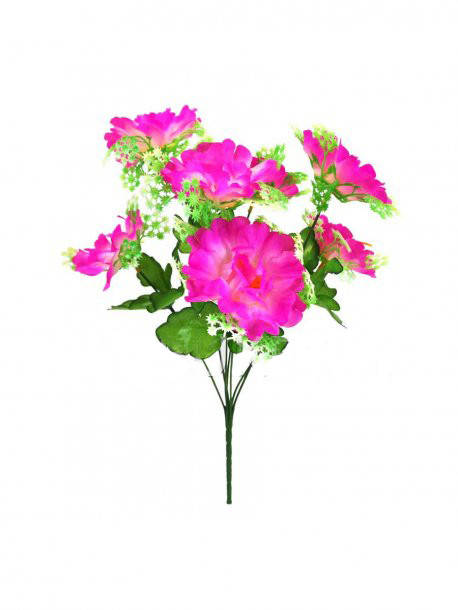 

Букет искусственный "Георгины"на 7 голов 400 мм цвета микс