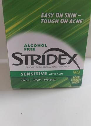 

Стридекс диски очищающие Stridex 90 шт sensitive with aloe