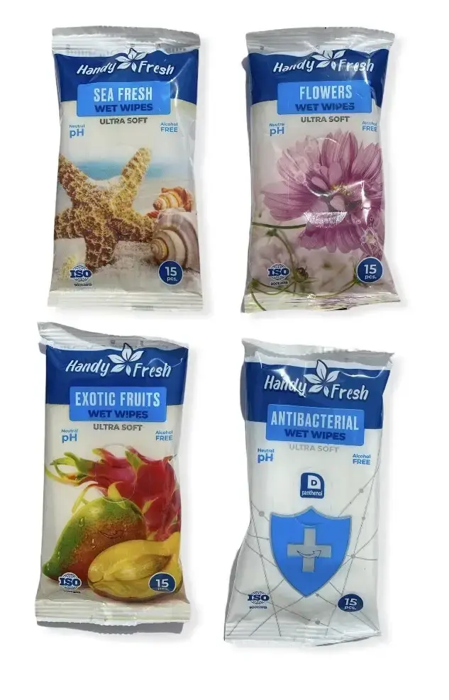 

Серветка волога "Handy Fresh" (15шт.)