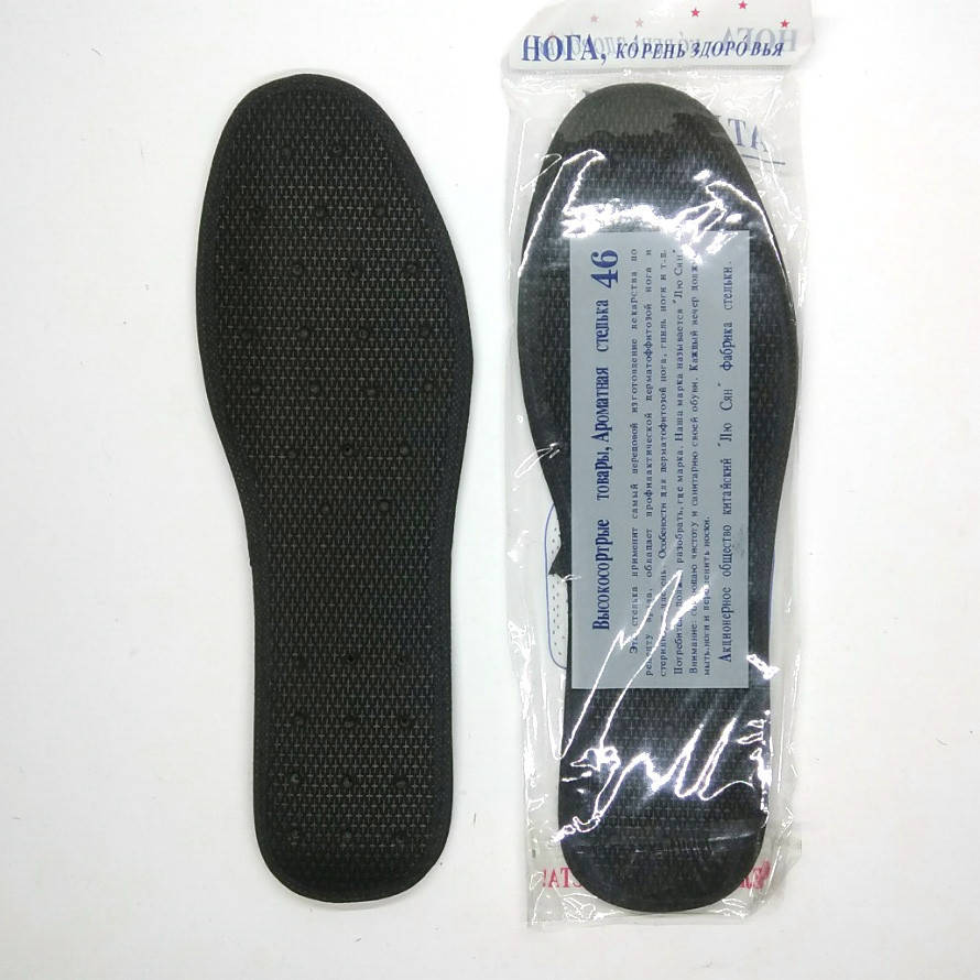 

Летние стельки для обуви «Черный Атлетизм» 46(27.8см)