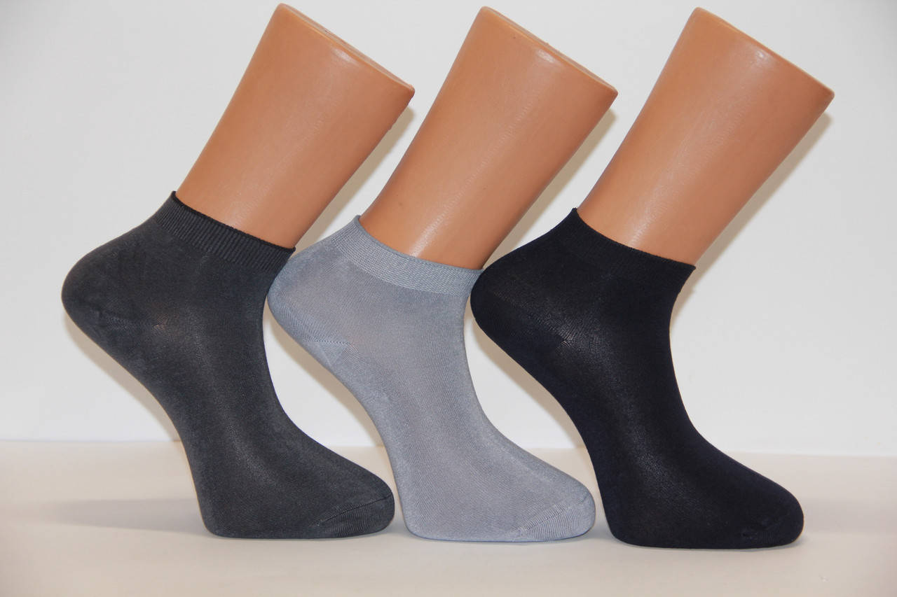 

Мужские носки короткие с бамбука ф14 40-44 ассорти