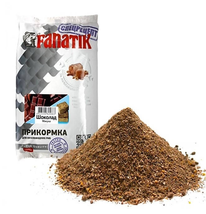 

Прикормка FANATIK Шоколад Макуха, 1 кг