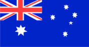 

Флажок Австралия Атлас, 13х25, Двухсторонняя