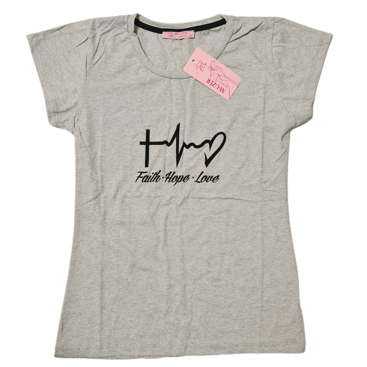 

Женская серая футболка Турция M, L, XL, Серый