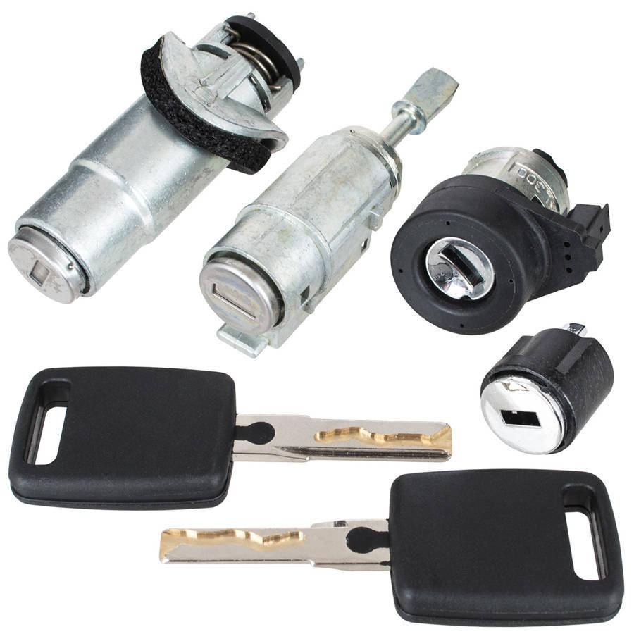 

Audi A6 C5 97-05 комплект личинок, замок зажигания, левая дверь, багажник и бардачек арт. DA-24535