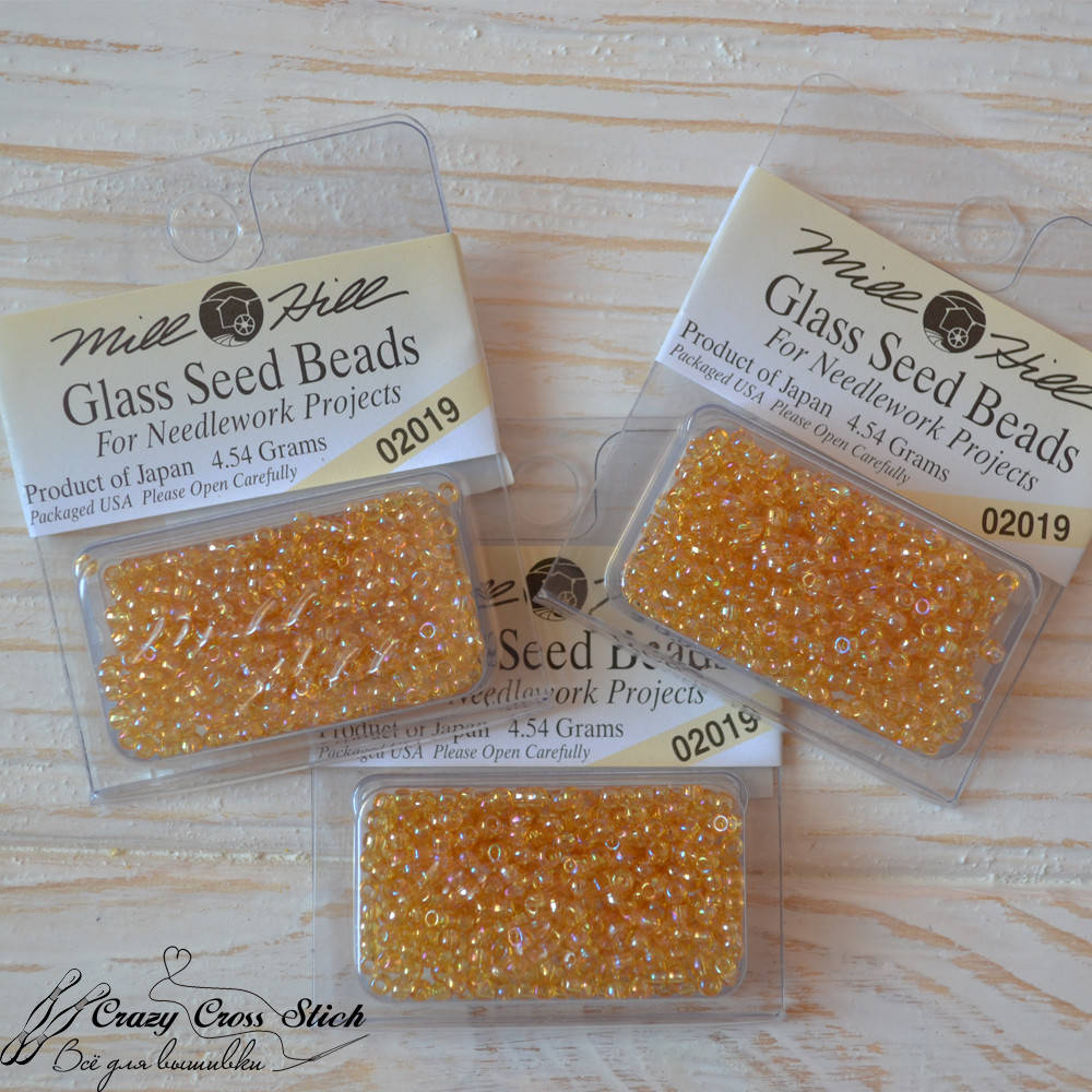 

Бисер Glass Seed Beads Mill Hill 02019