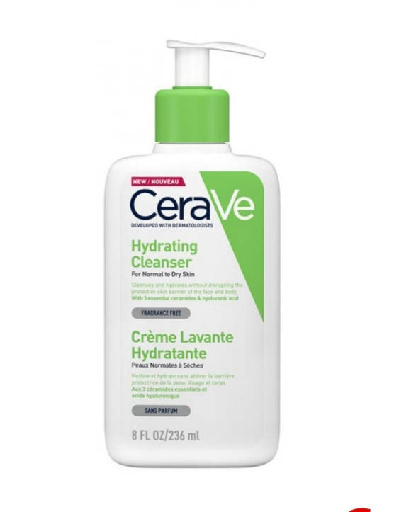 

CeraVe Creme Lavante Hydratante Hydrating Cleanser 236 мл крем-гель для умывания сухой и нормальной кожи
