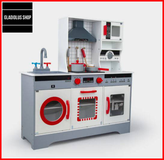 

Большая детская деревянная кухня для детей Avko Афина Игровой набор кухня для девочки 3-10 лет