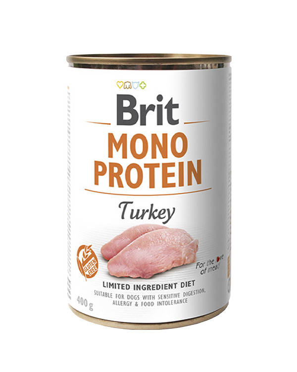 

Brit Mono Protein Dog с индейкой 400 г