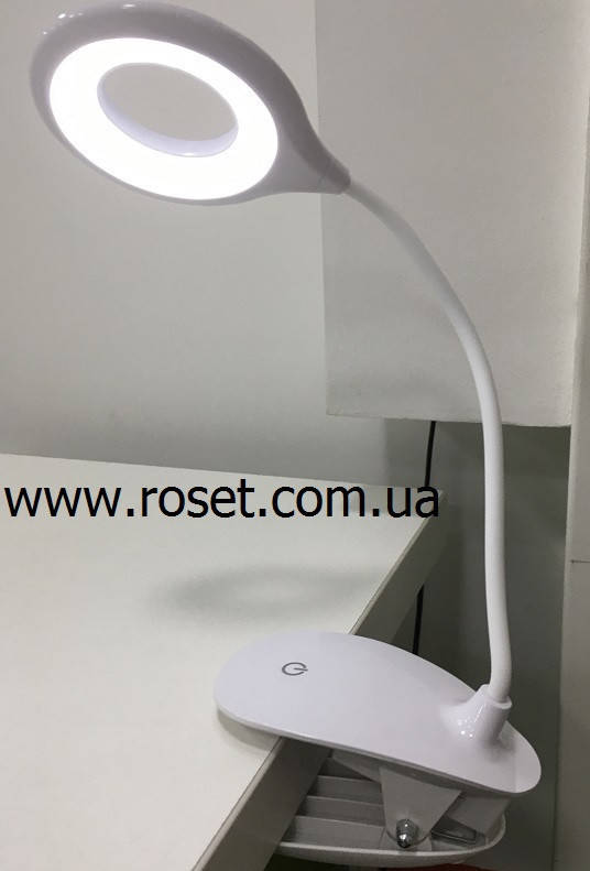 

Настольная LED лампа на прещепке Xpc USB (3 режима) цвет голубой, розовый.