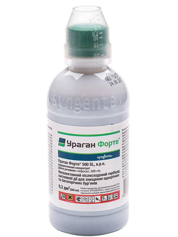 

Гербицид УРАГАН ФОРТЕ 500 SL в.р.к. Syngenta 300 мл